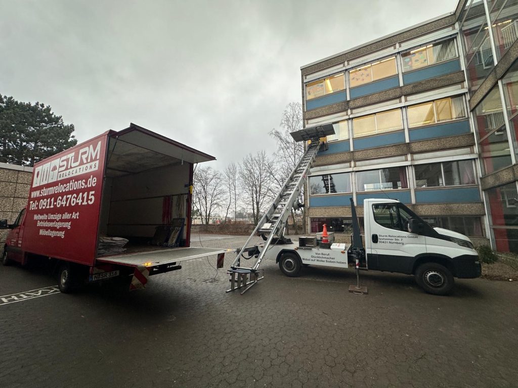 Umzug mit Halteverbotszone in Nürnberg